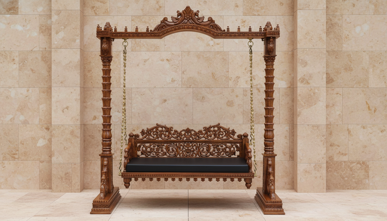 Festive Diwali Special Carved Swing